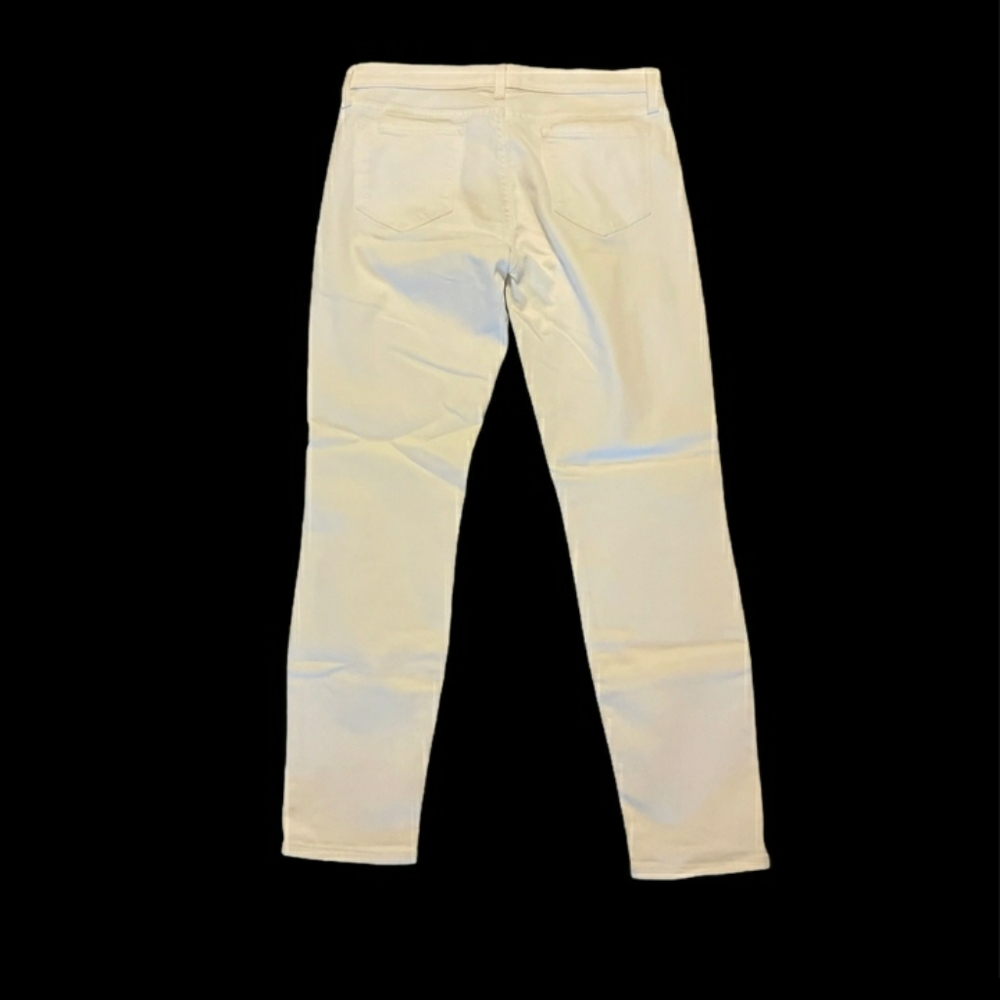 J.crew toothpick white ankle jean sz 30